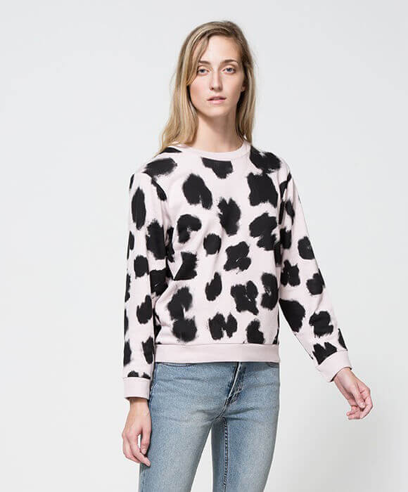 TESS CROPPED STRETCH-CLOQUE TOP